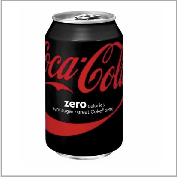 Blikje Coca Cola Zero-0